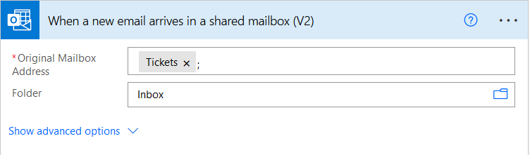 when a new email arrives in a shared malibox